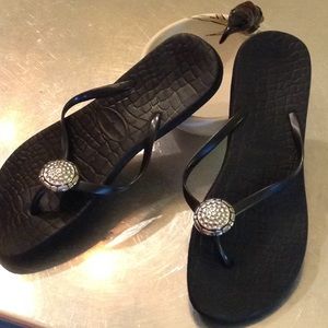 Lindsay Phillips rubber sandals